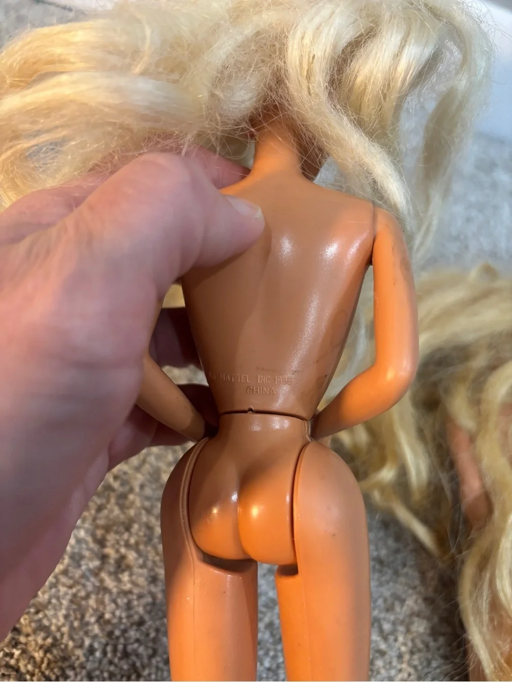 Lot of 3 Vintage Barbie Dolls Mattel Skipper Blonde Hair Blue Eye 1960s to 1990s